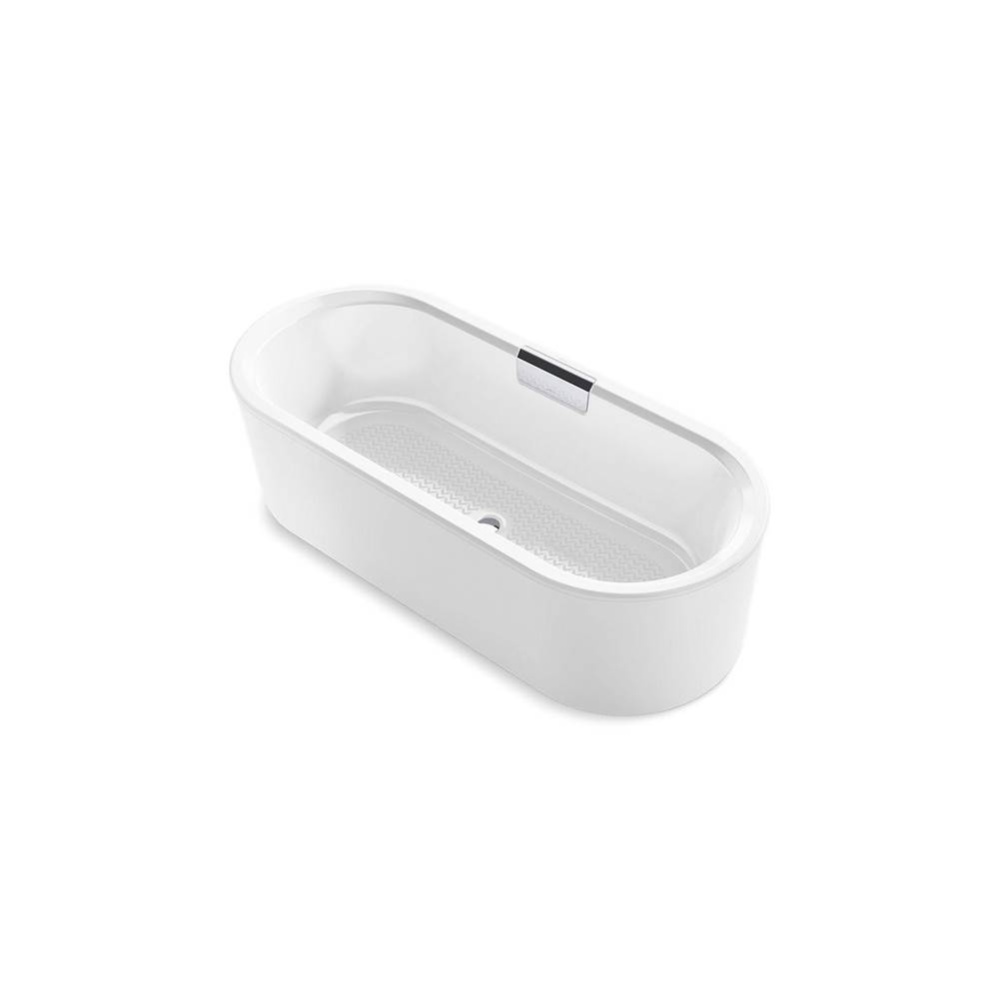 Volute™ 70-7/8'' x 30-3/8'' freestanding bath with shroud