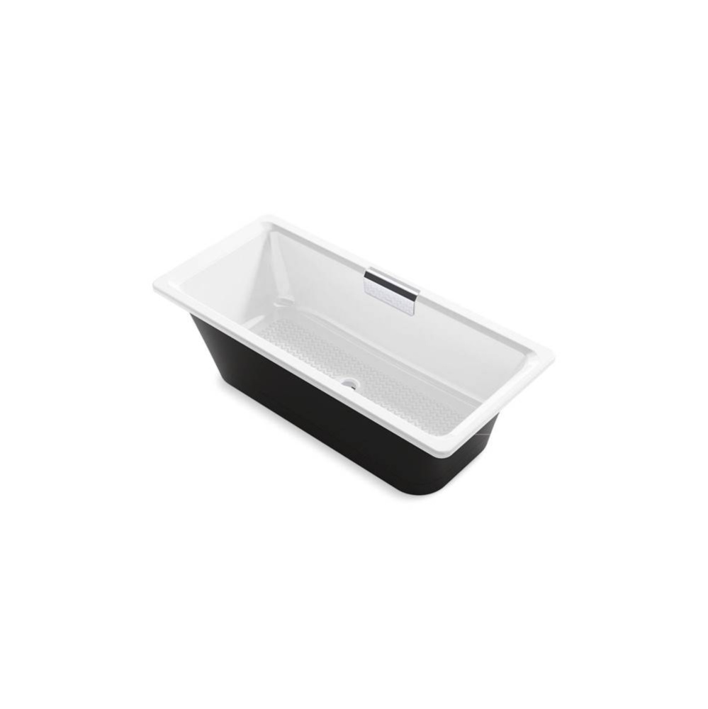 Volute™ 63'' x 28-3/8'' freestanding bath with base
