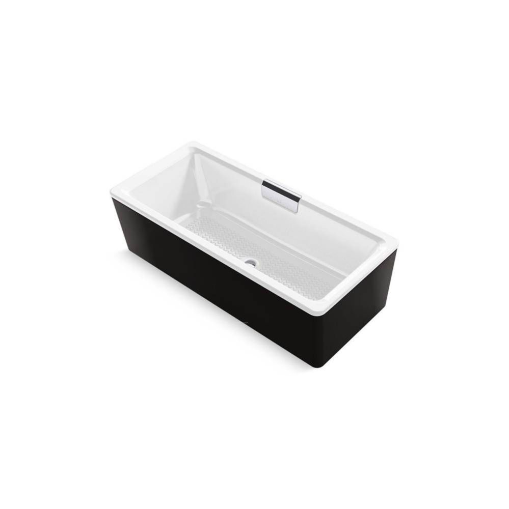 Volute™ 63'' x 28-3/8'' freestanding bath with shroud
