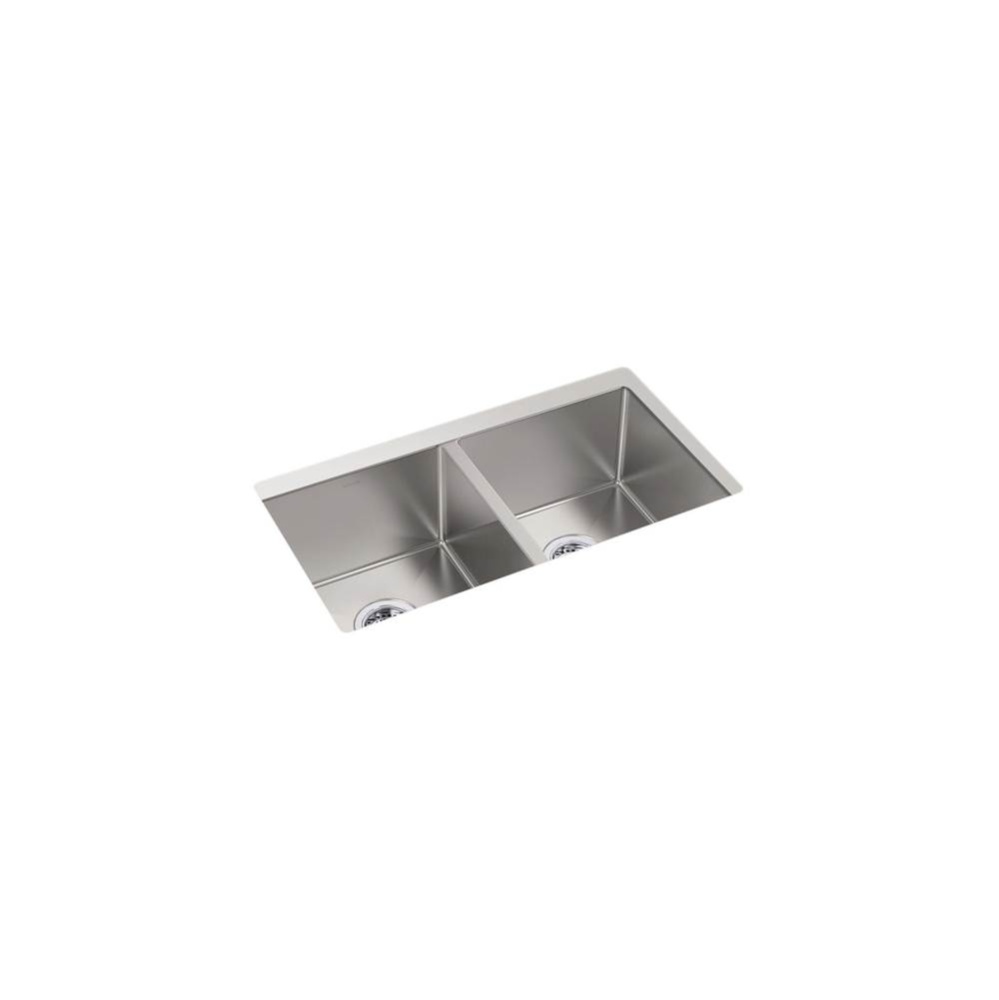 Strive® 29-1/2'' undermount double-bowl kitchen sink