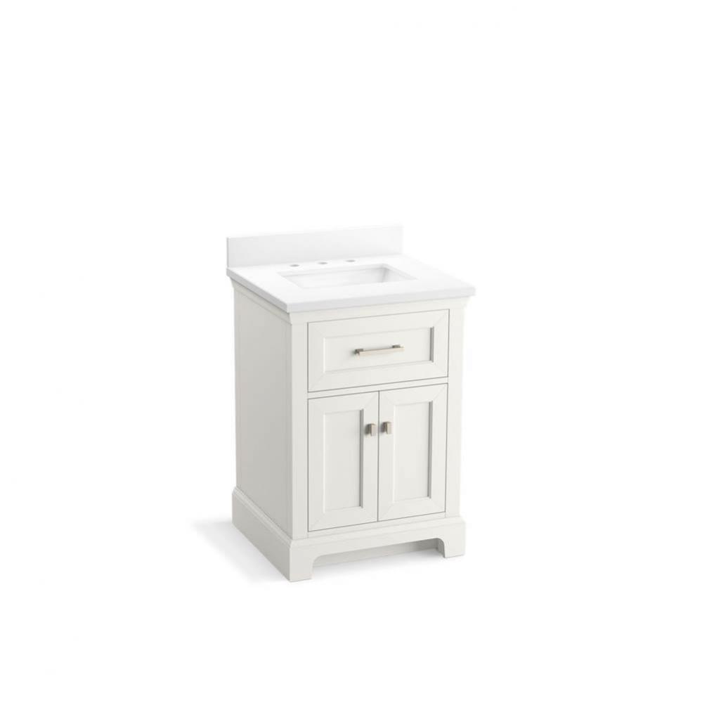 Charlemont™ 24'' bathroom vanity cabinet with sink and quartz top