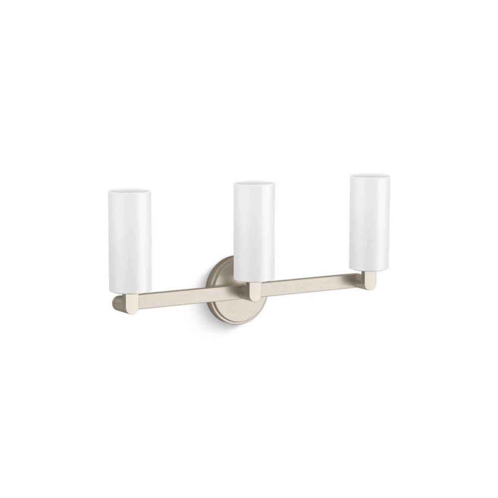 Crue® Three-light sconce