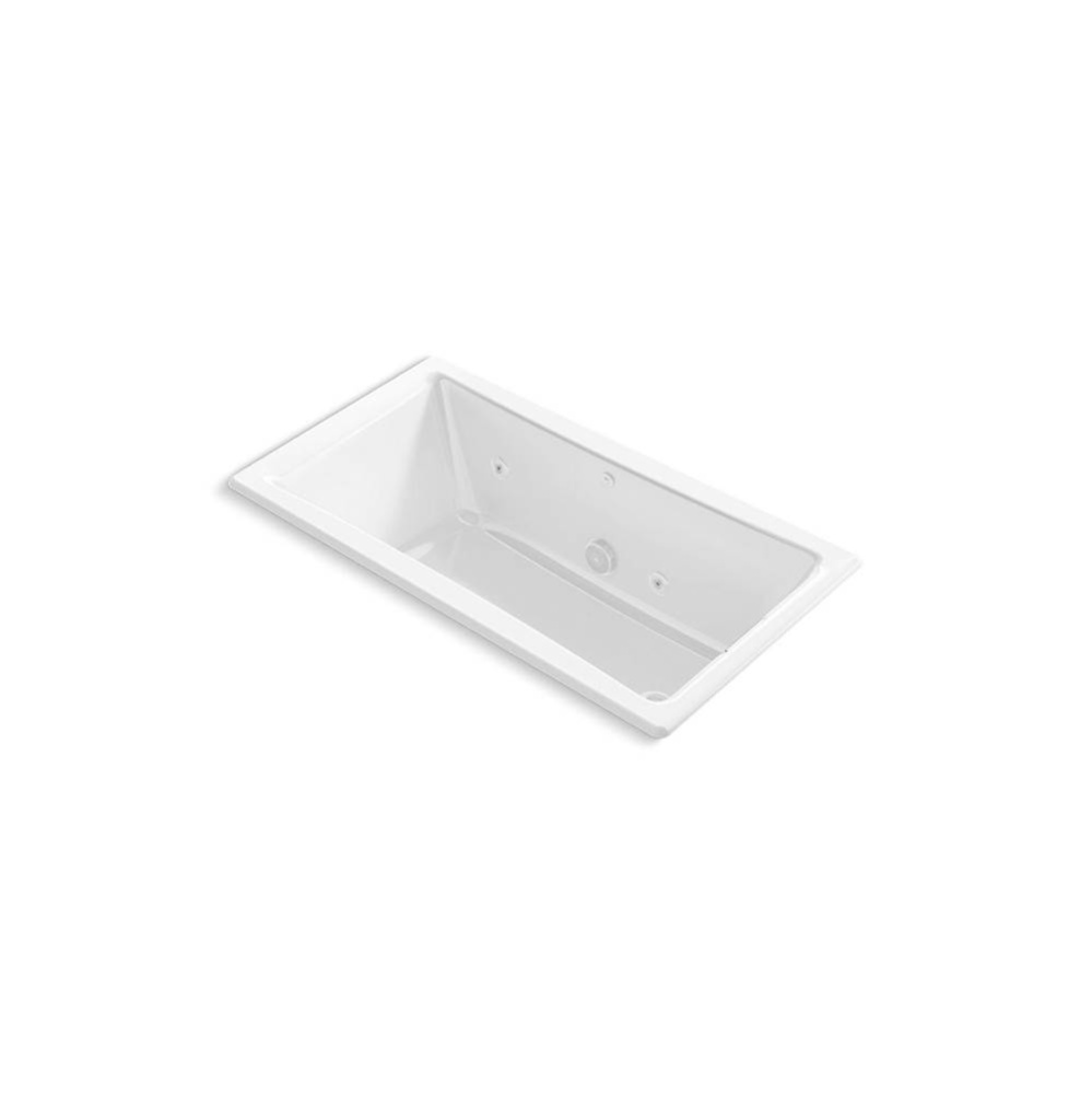 Tea-for-Two® 60'' x 32'' drop-in/undermount whirlpool bath