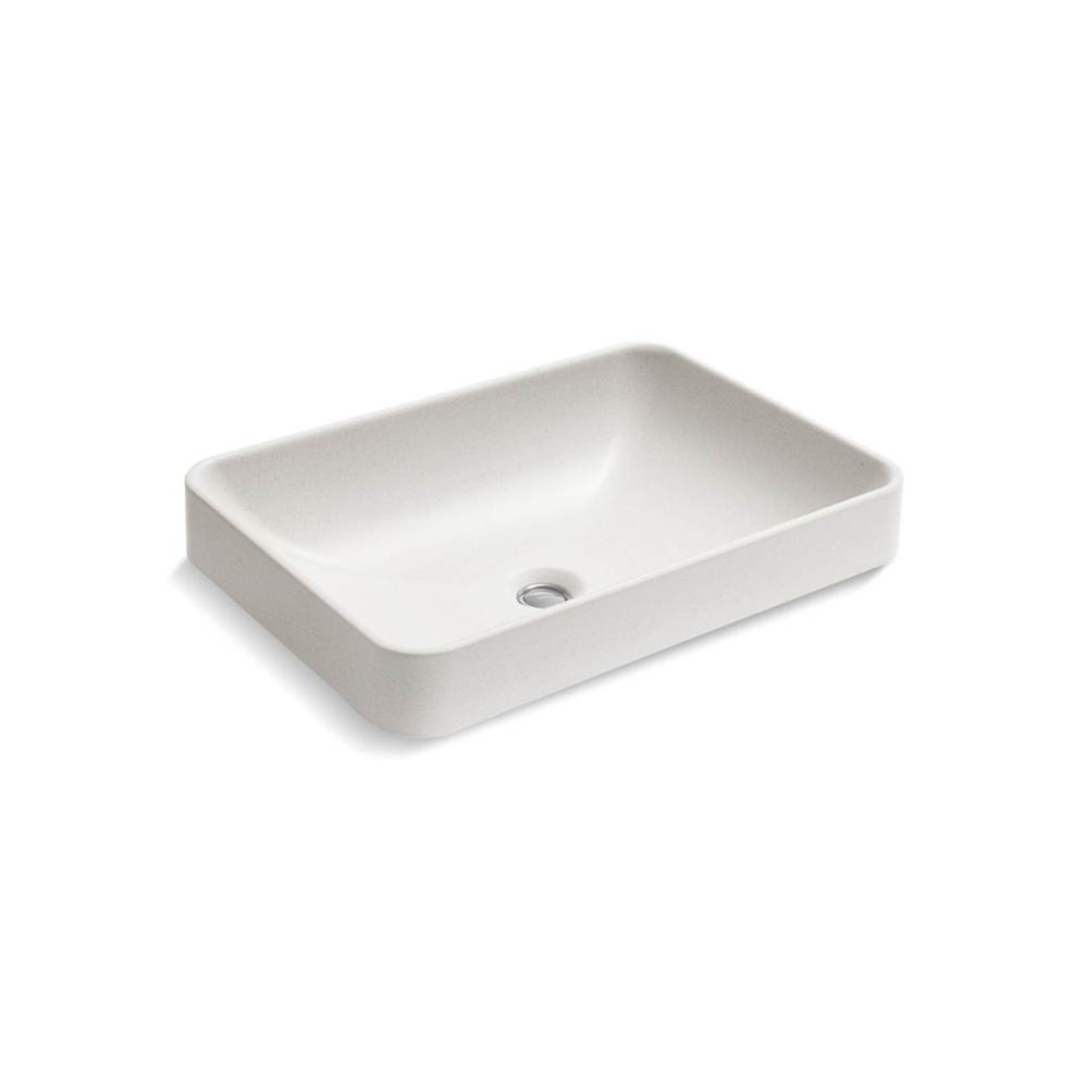 23'' rectangular vessel bathroom sink, no overflow