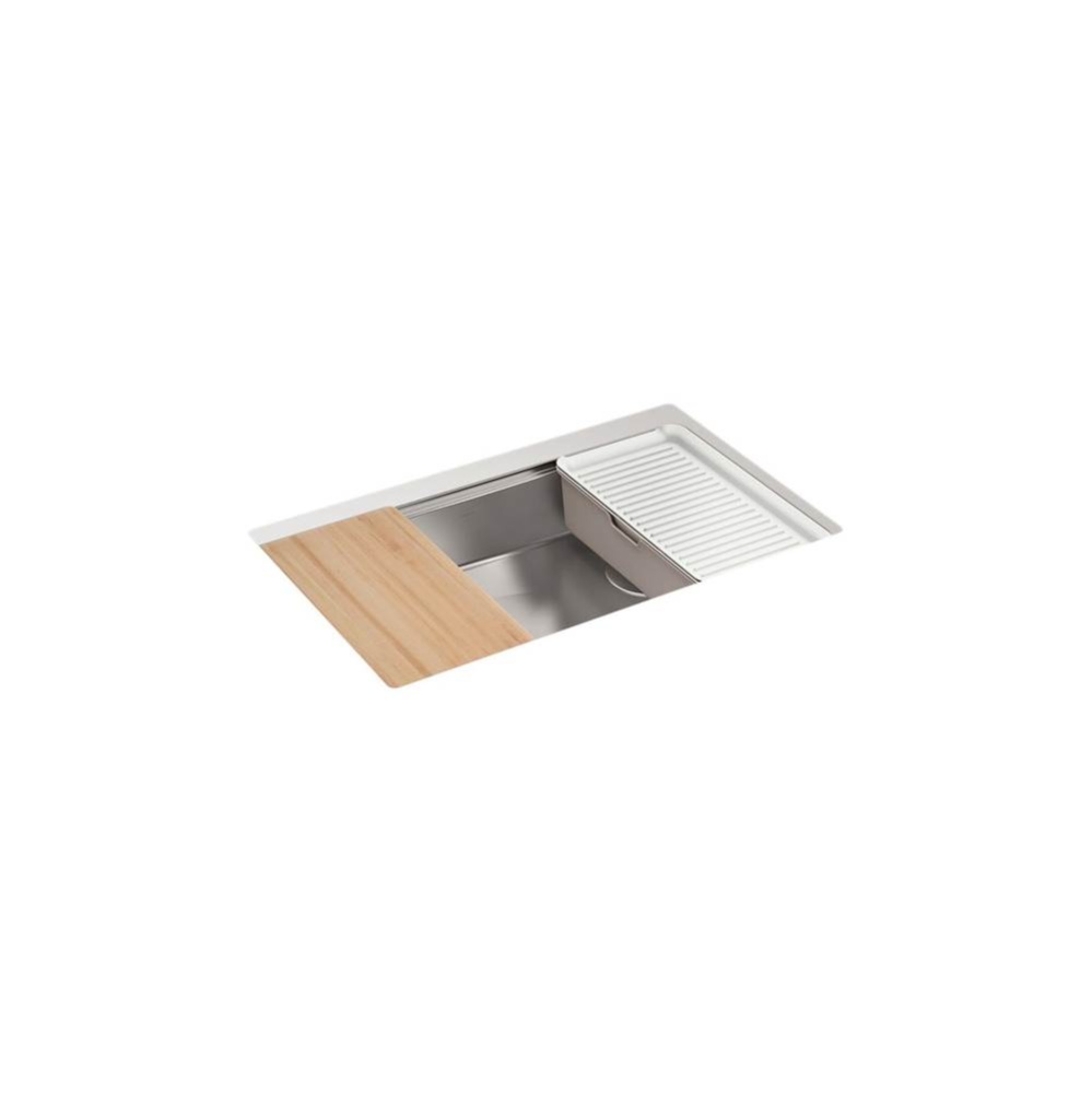 Strive® 29'' undermount single-bowl workstation kitchen sink