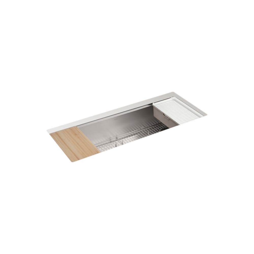 Strive® 44'' undermount single-bowl workstation kitchen sink