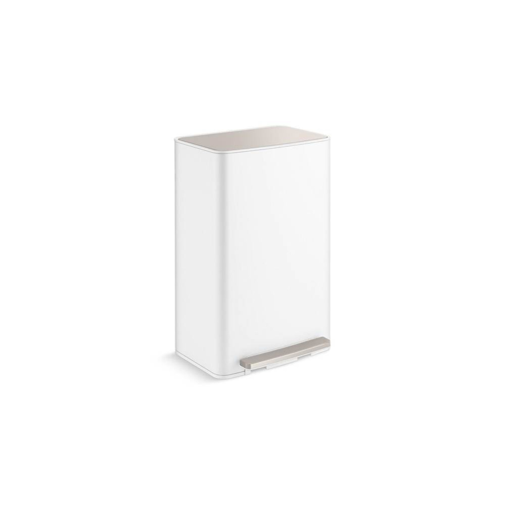 13-gallon curved step trash can