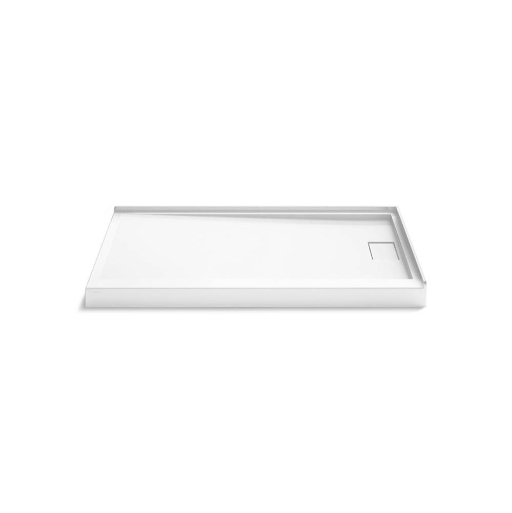 Stoneridge 60'' X 36'' Corner Shower Base Right Drain