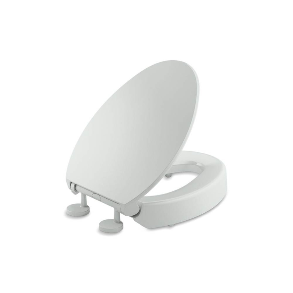 Elevated Quiet-Close™ elongated toilet seat