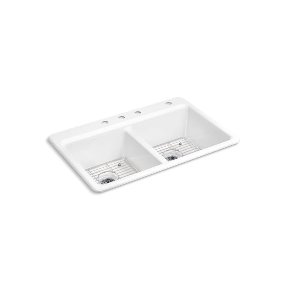 Riverby® 33'' top-mount double-bowl kitchen sink