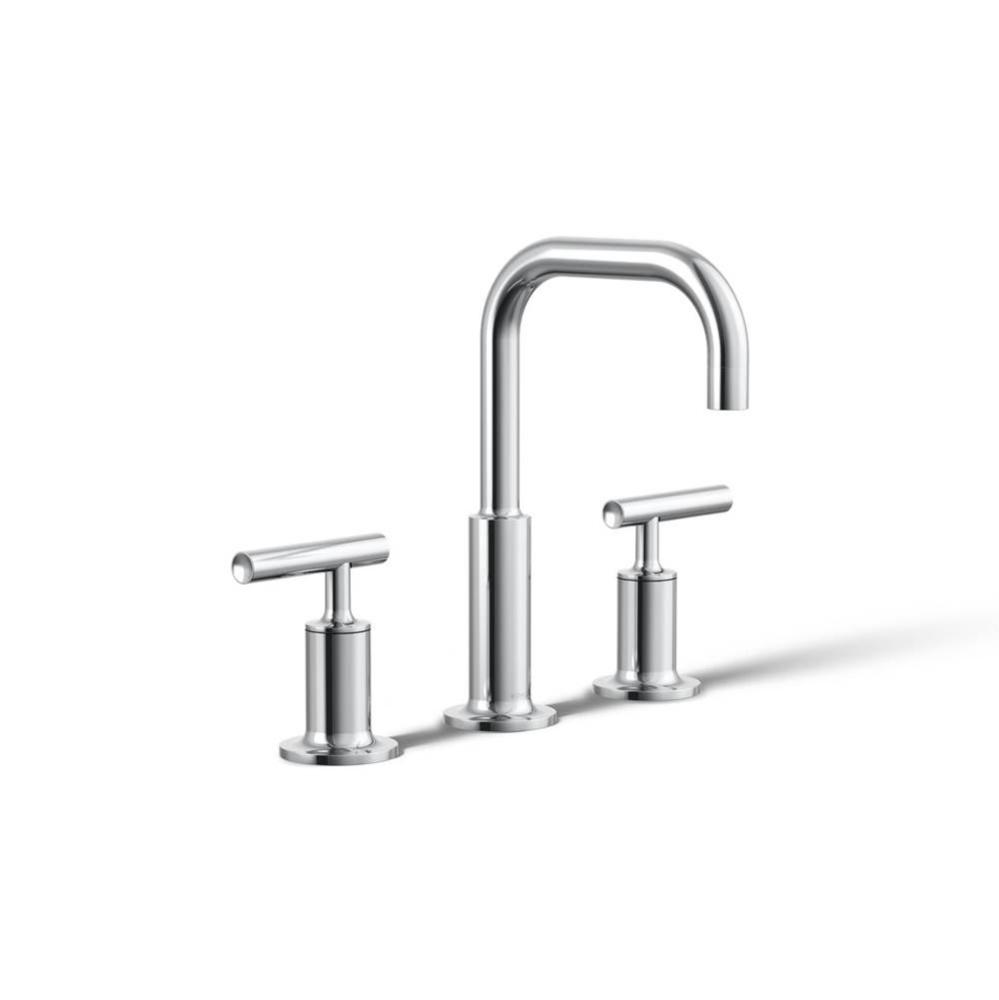Purist® Widespread bathroom sink faucet with Lever handles, 1.2 gpm