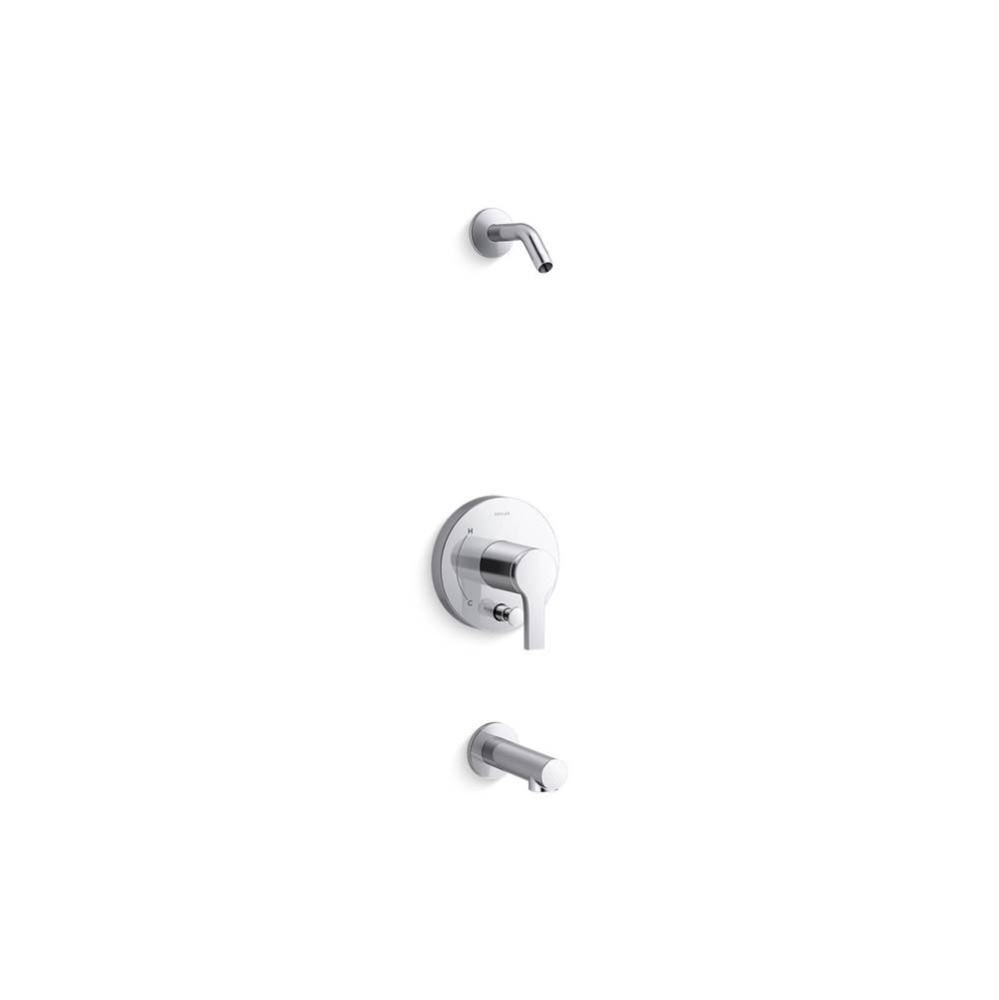 Elate® Rite-Temp® Bath And Shower Trim Kit With Push-Button Diverter Without Showerhead