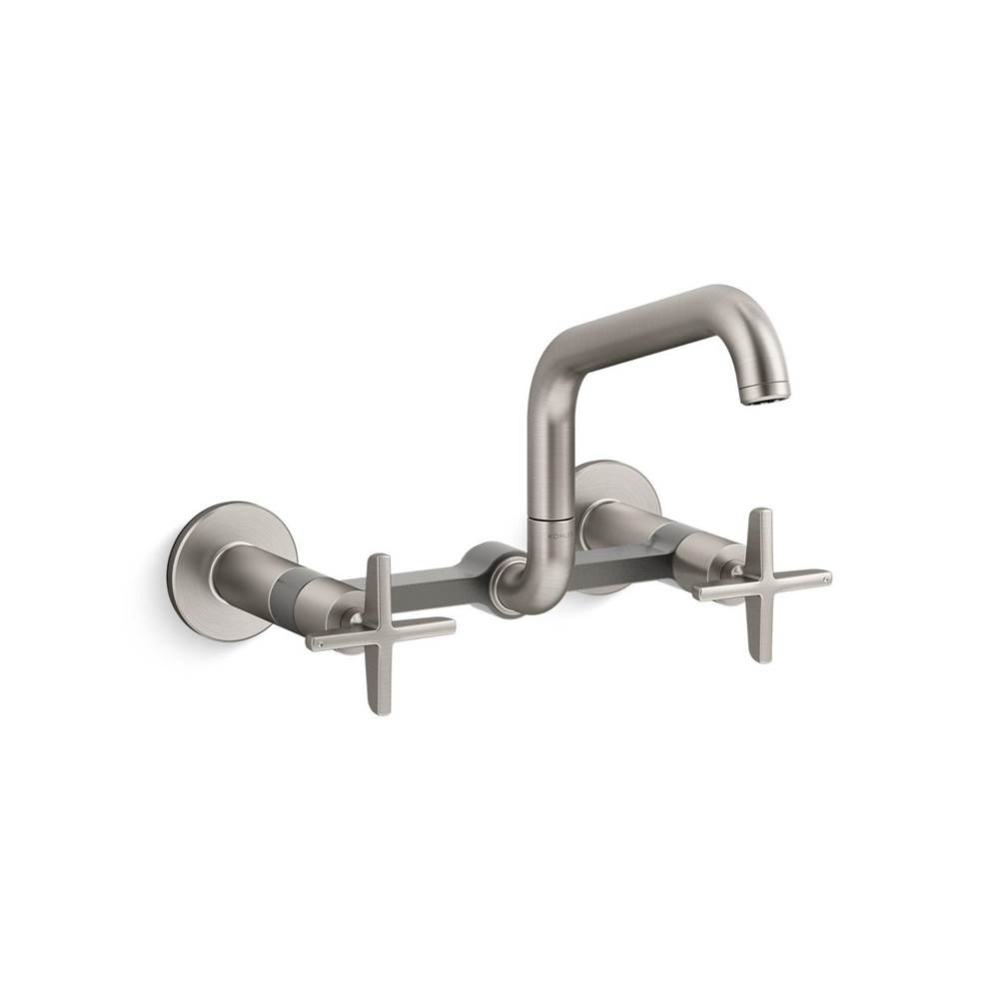 Billet™ Two-hole wall-mount bridge kitchen sink faucet