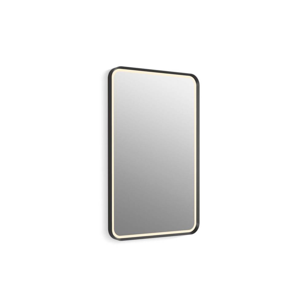 Essential Ultrabright 22 in. X 34 in. Rectangular Lighted Framed Mirror