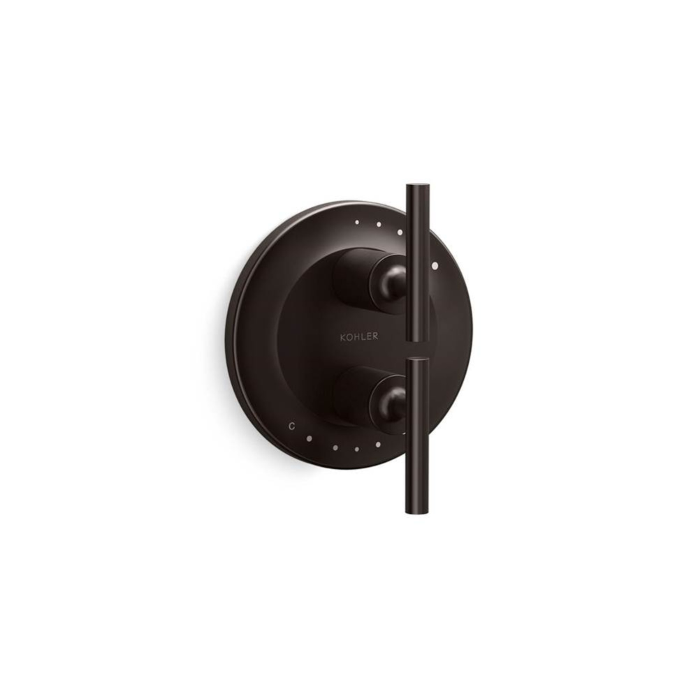 Purist® MasterShower® temperature and volume control valve trim