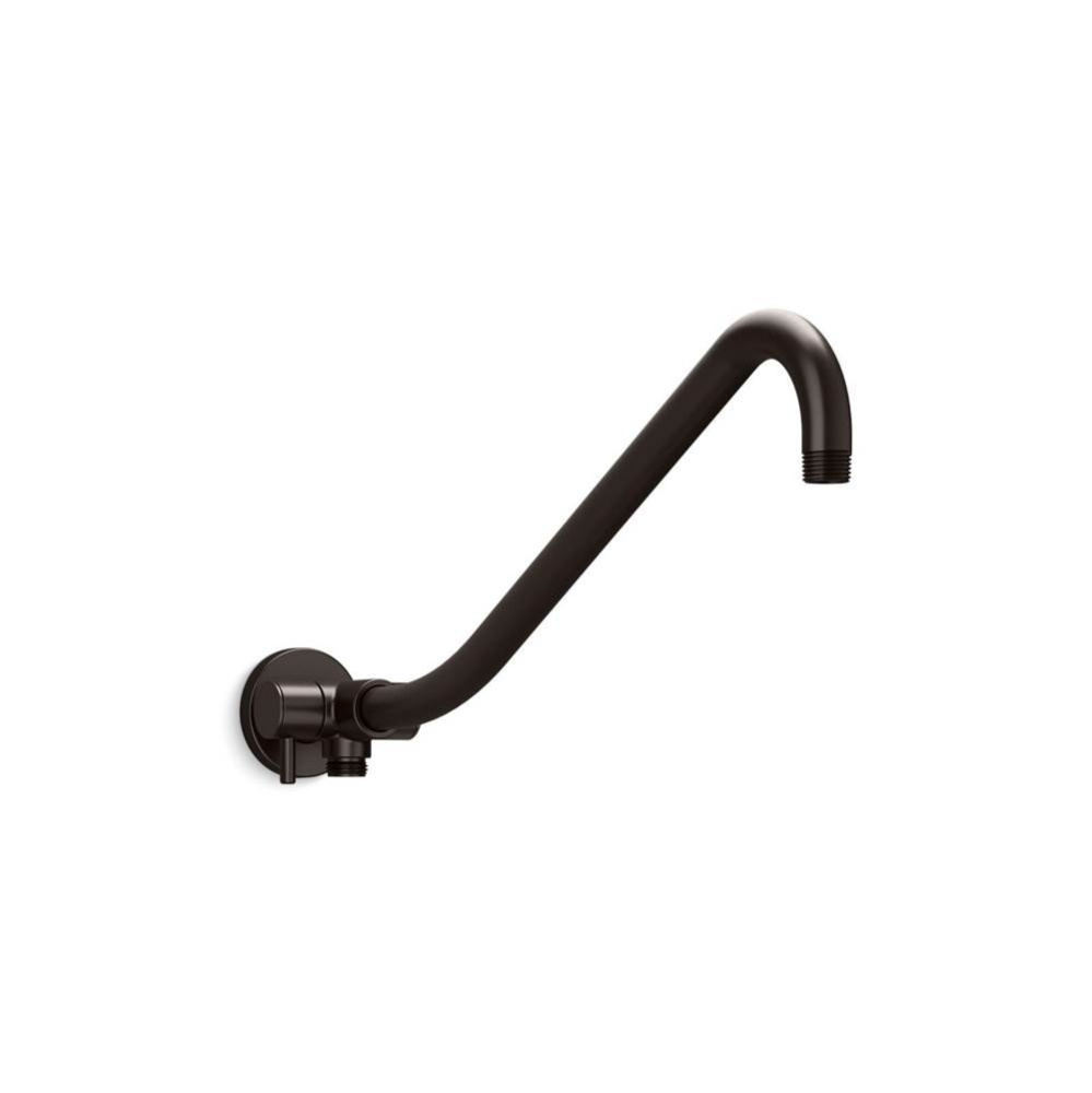Gooseneck Rainhead arm with 2-way diverter