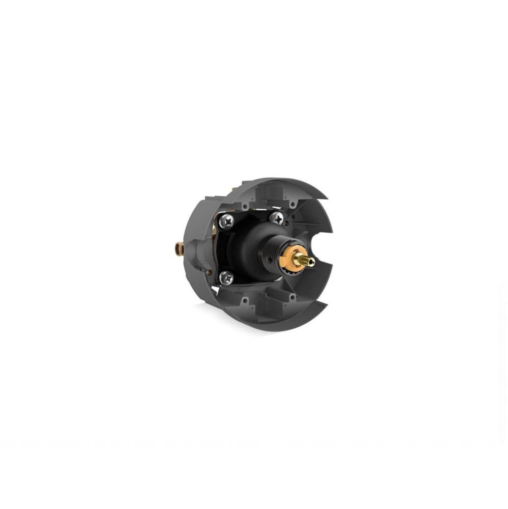 Pressure-balancing valve body and cartridge kit