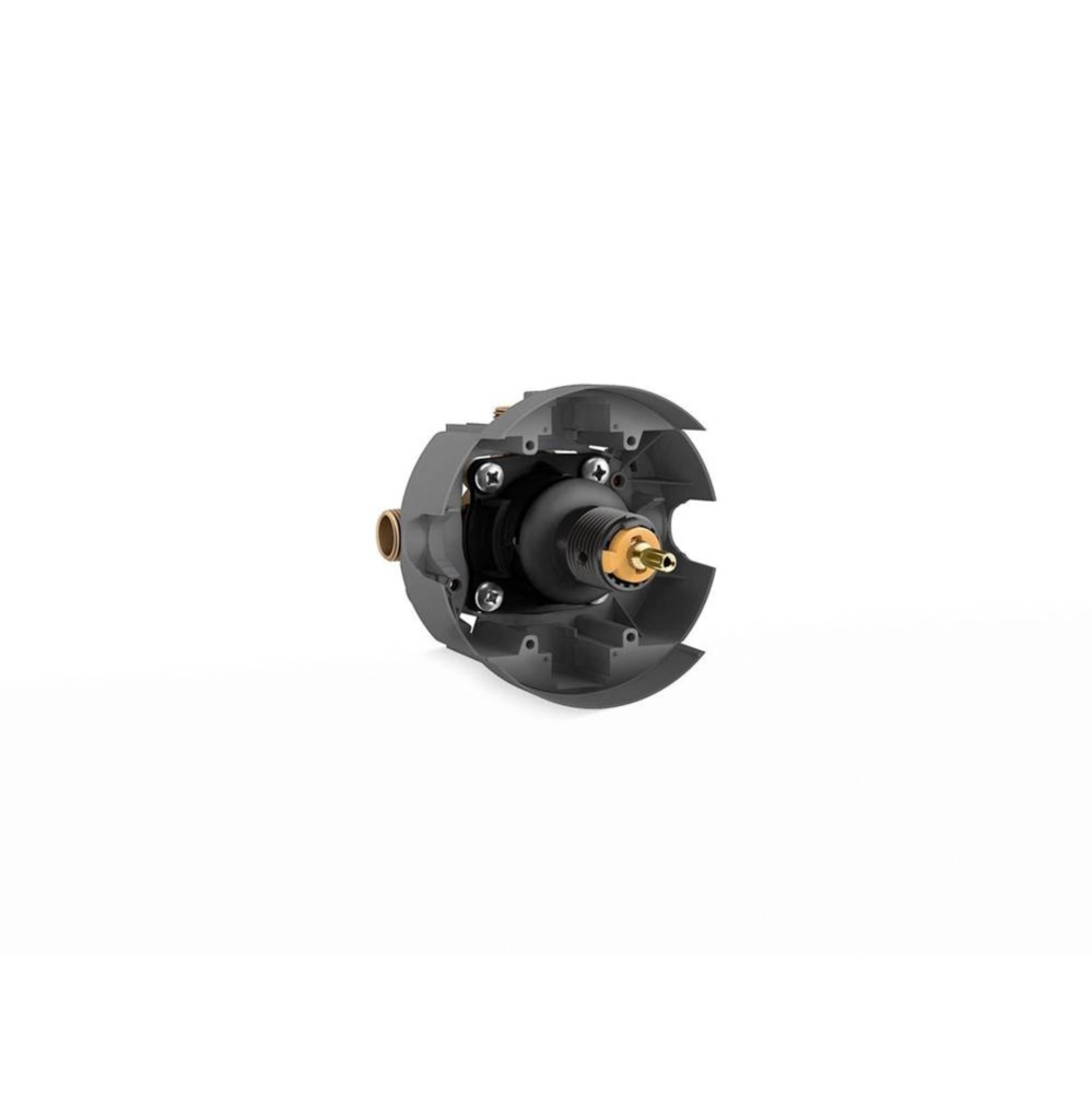 Pressure-balancing valve body and cartridge kit