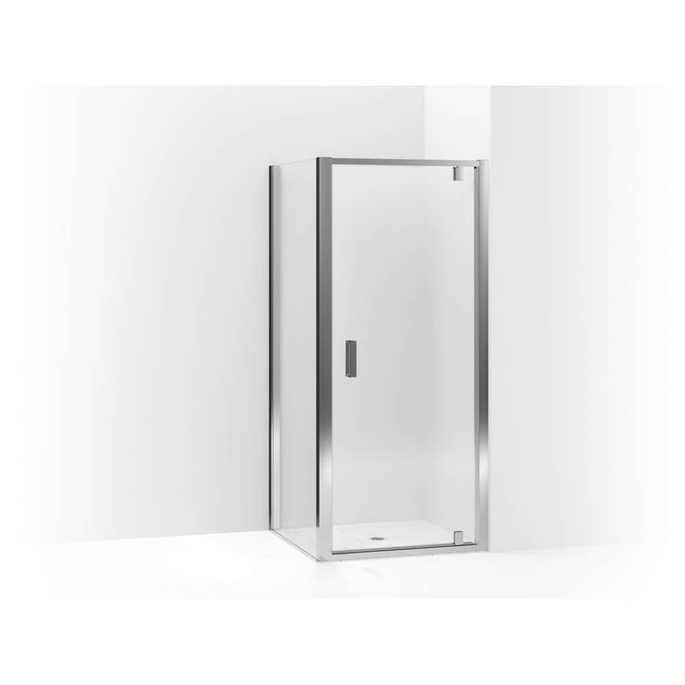 Aerie® Pivot shower door with return panel, 75'' H x 33-7/16 - 35-13/16''