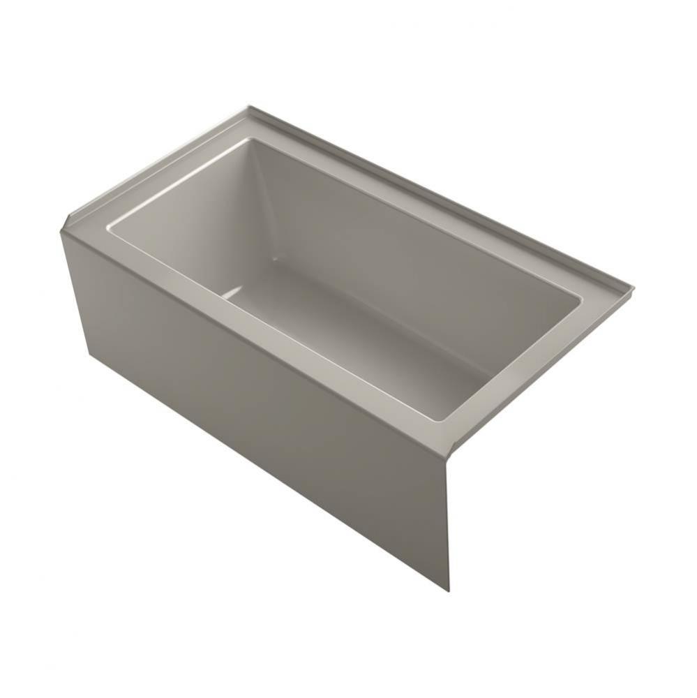 Underscore 60 In. x 32 In. Alcove Bath with Integral Apron, Integral Flange and Right-hand Drain