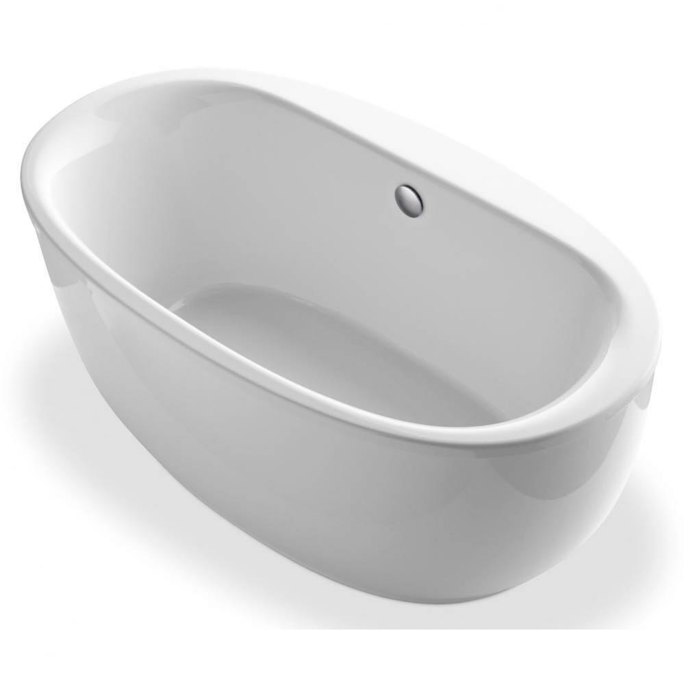 Sunstruck® 60'' x 34'' freestanding bath with fluted shroud