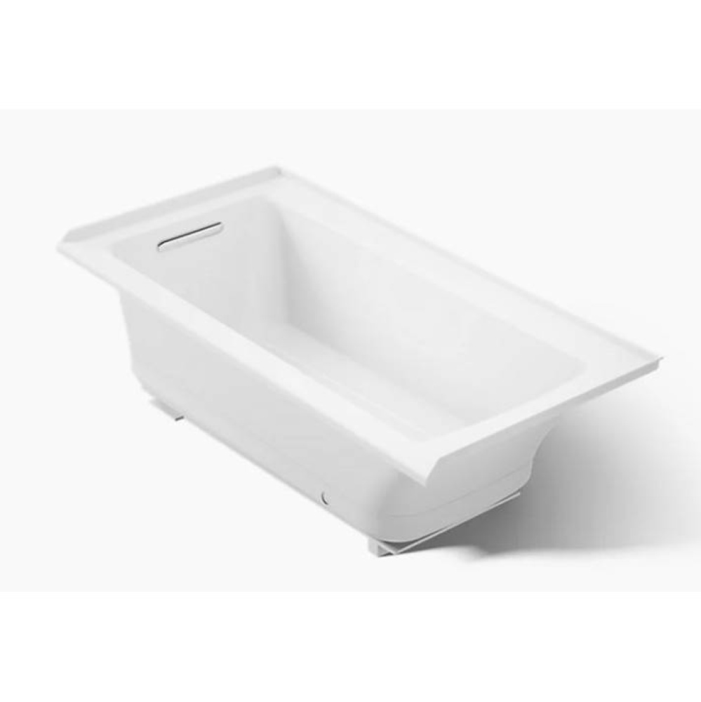 Archer® 60'' x 30'' alcove Heated BubbleMassage™ air bath, left drain