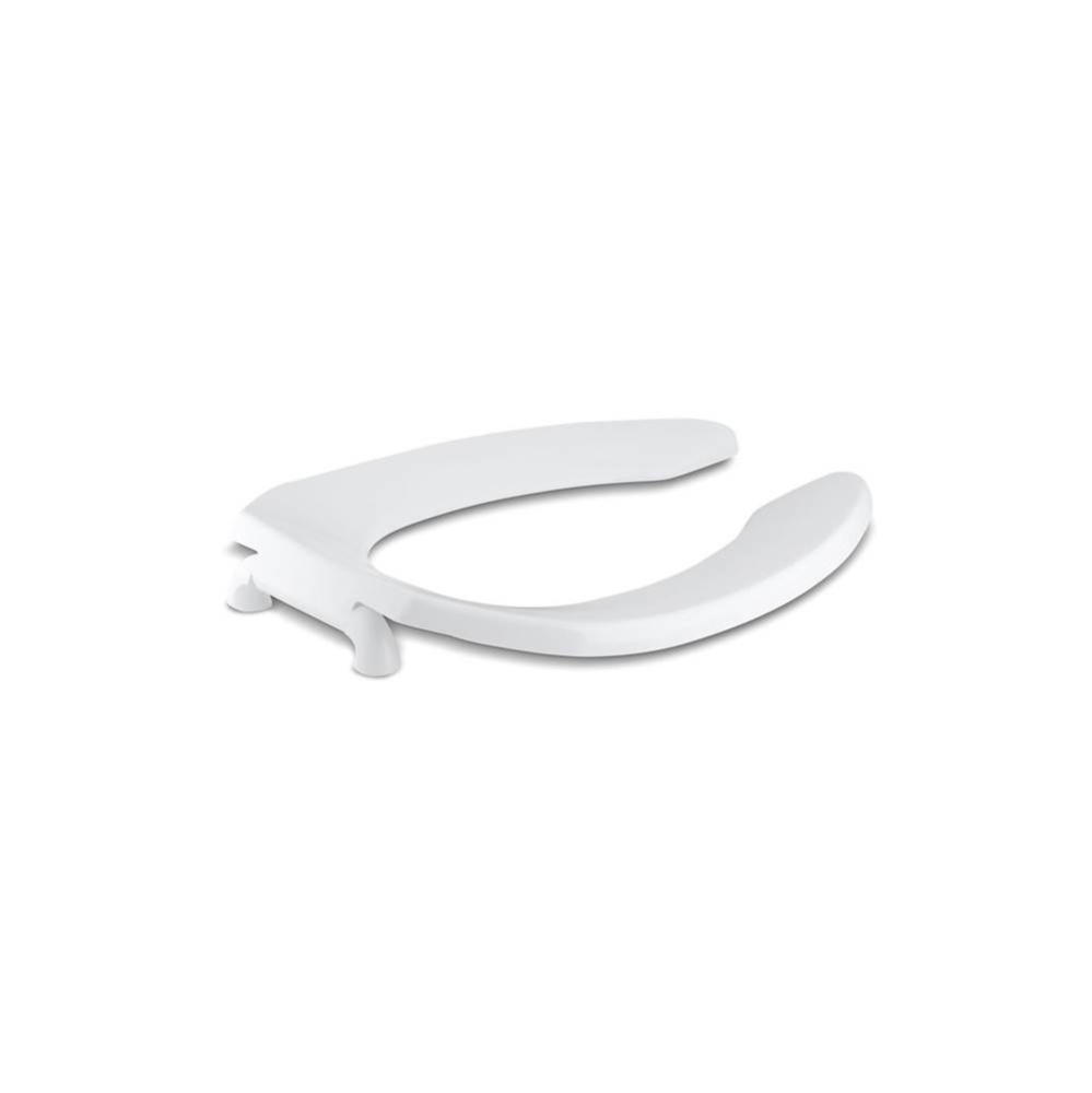Lustra™ Elongated toilet seat with self-sustaining check hinge