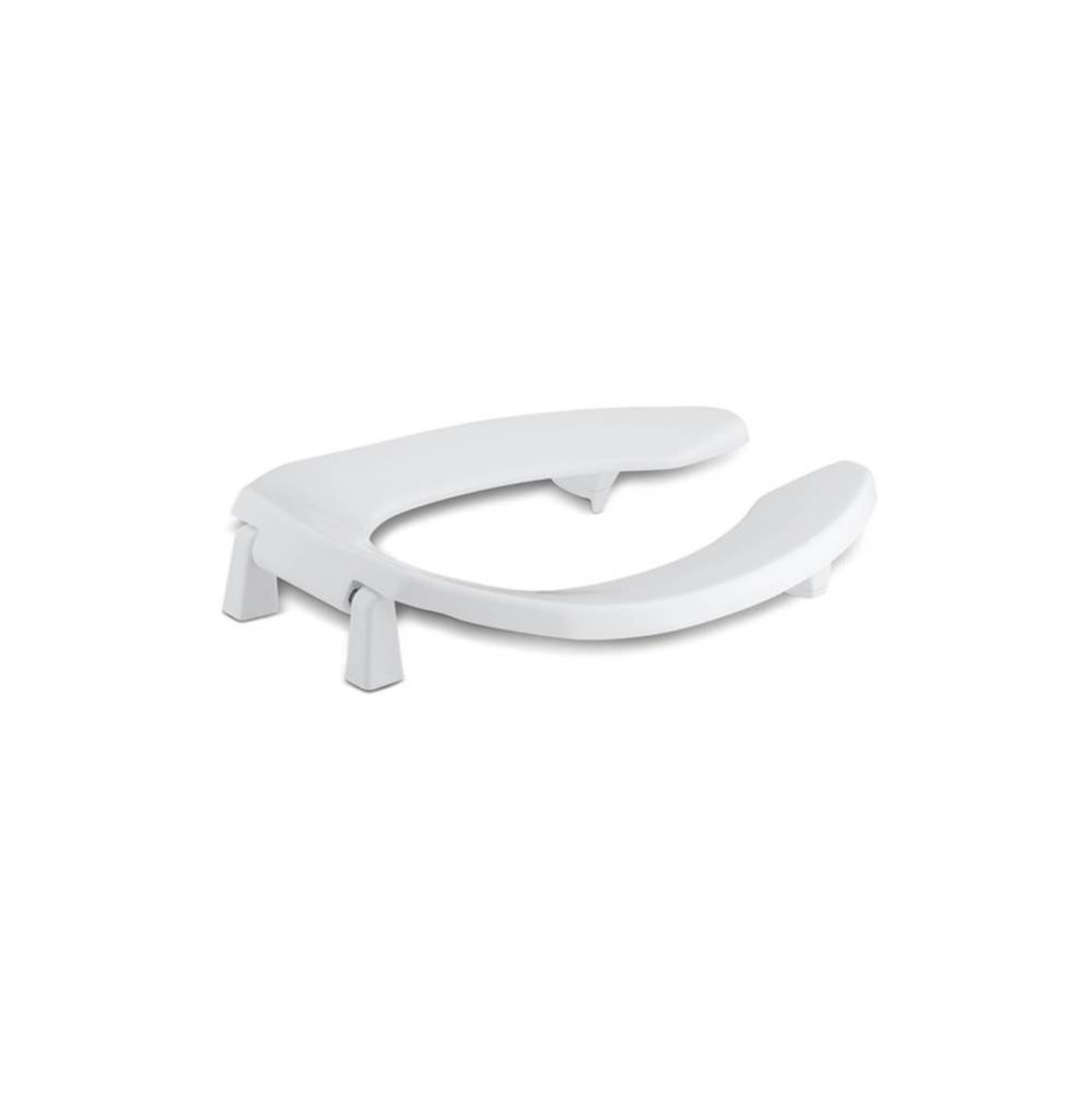 Lustra™ Commercial elongated toilet seat with 1'' bumpers and antimicrobial agent