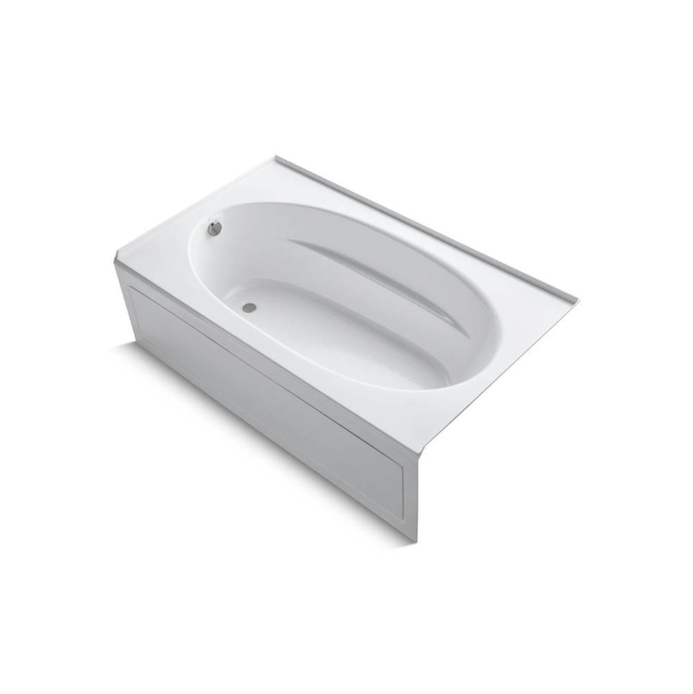 Windward® 72'' x 42'' alcove bath, left drain