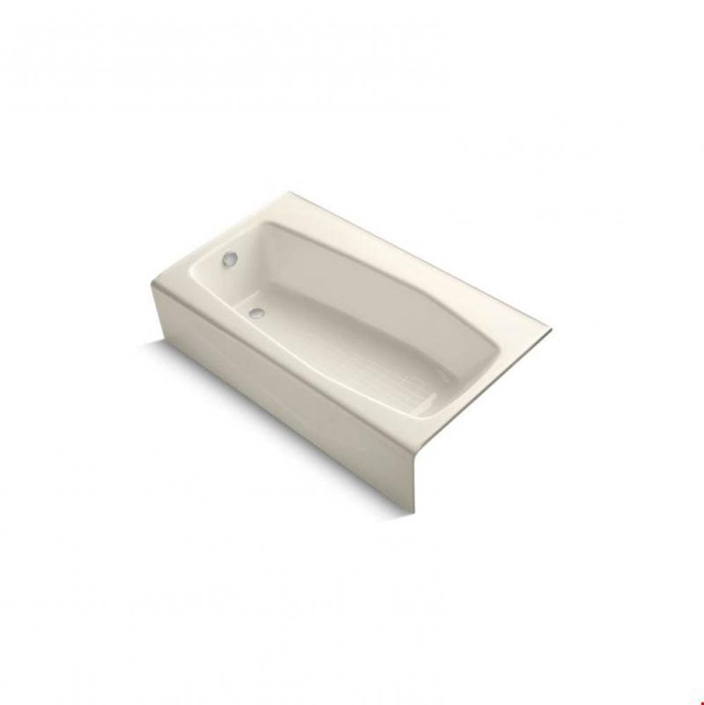 Villager® 60'' x 34-1/4'' alcove bath with left-hand drain