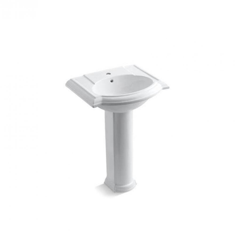 Devonshire® 24-1/4'' rectangular pedestal bathroom sink