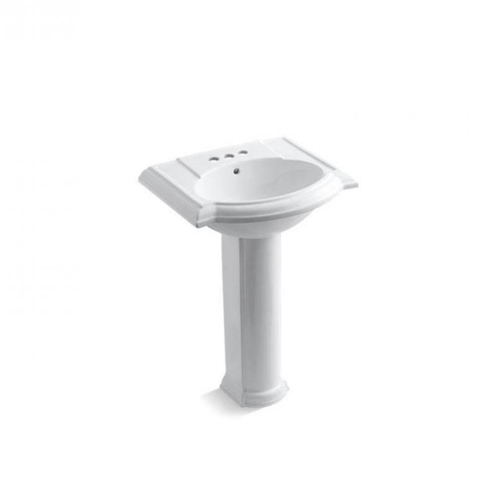 Devonshire® 24-1/4'' rectangular pedestal bathroom sink