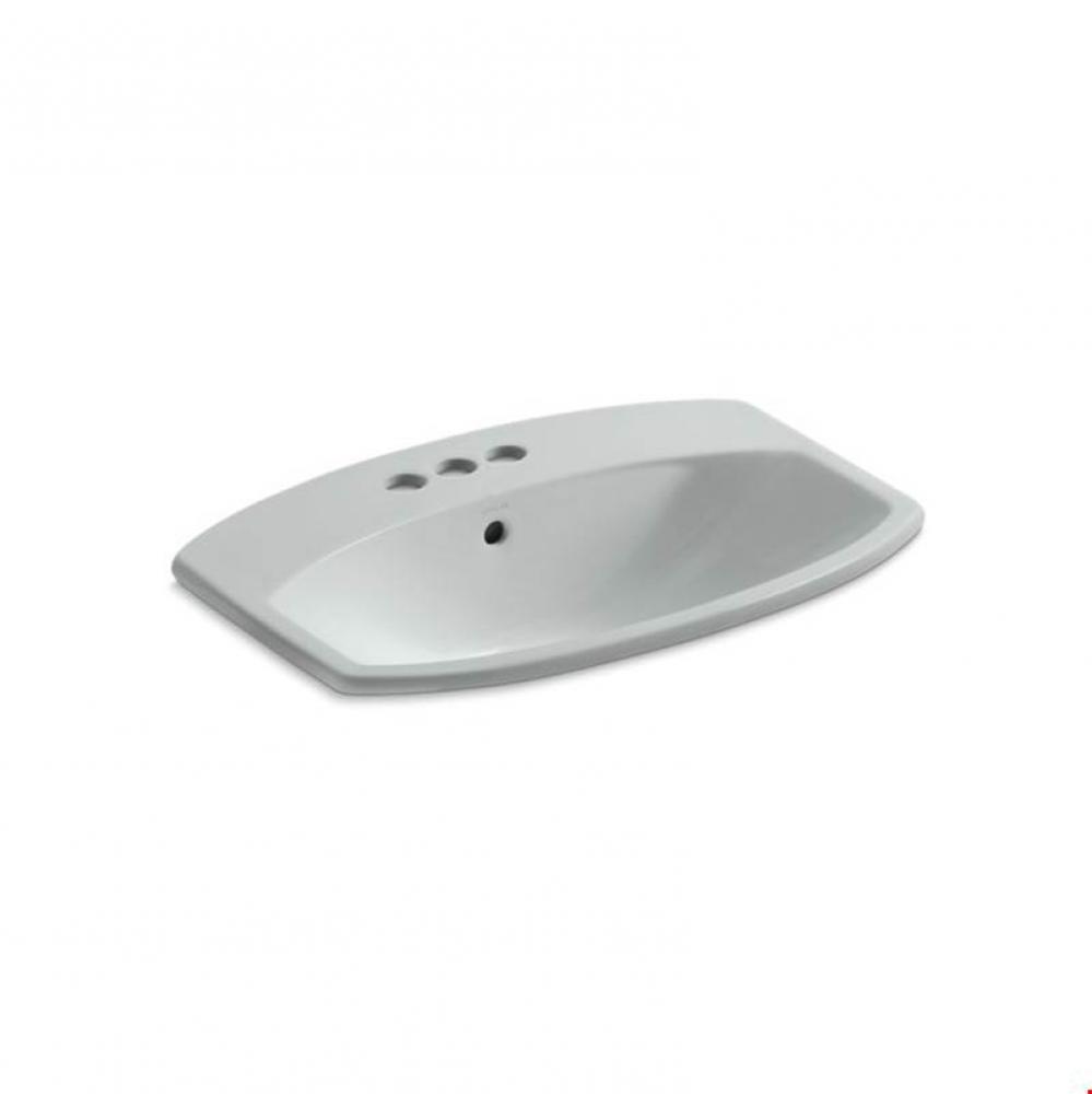 Cimarron® Drop-in bathroom sink with 4'' centerset faucet holes
