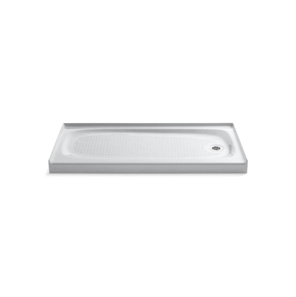 Salient® 60'' x 30'' alcove shower base, right drain