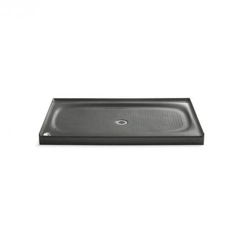 Salient® 60'' x 36'' alcove shower base, center drain