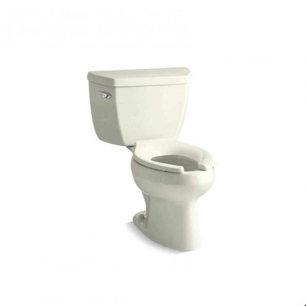 Wellworth® Classic Two-piece elongated 1.0 gpf toilet with tank cover locks, less seat