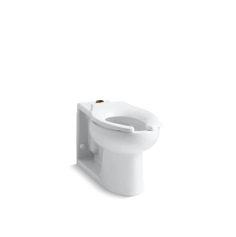 Anglesey™ Floor-mount top spud antimicrobial flushometer bowl