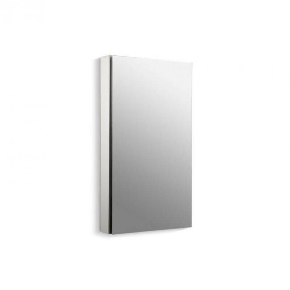 Catalan® 20-1/8'' W x 36-1/8'' H aluminum single-door medicine cabinet wi