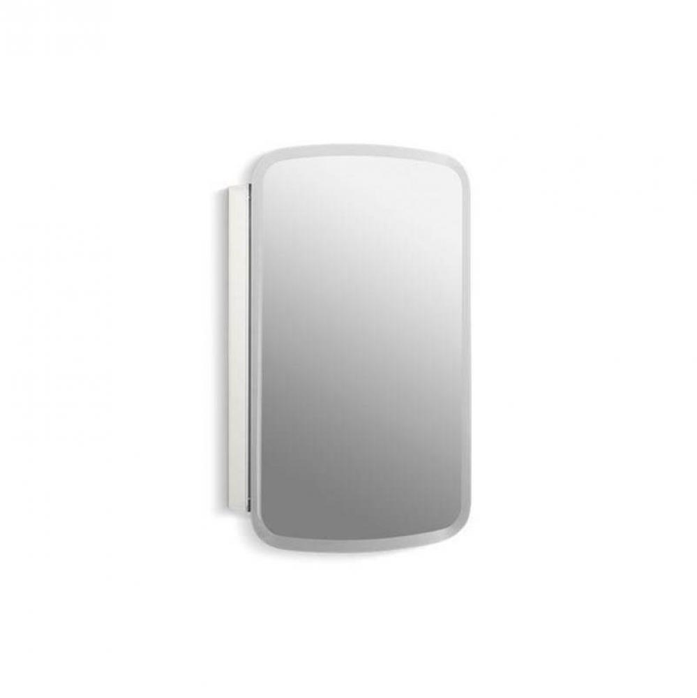 Bancroft® 20'' W x 31'' H aluminum single-door medicine cabinet with mirr
