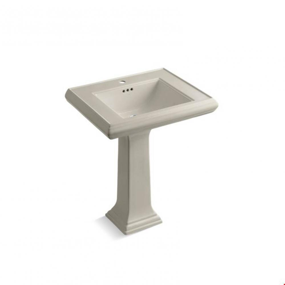 Memoirs® Classic Classic 27'' pedestal bathroom sink with single faucet hole