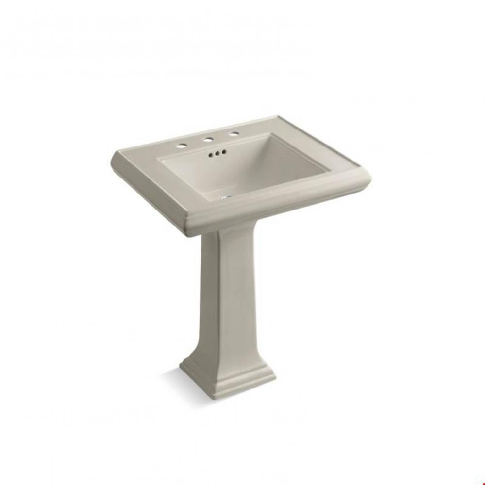Memoirs® Classic Classic 27'' pedestal bathroom sink with 8'' widespread