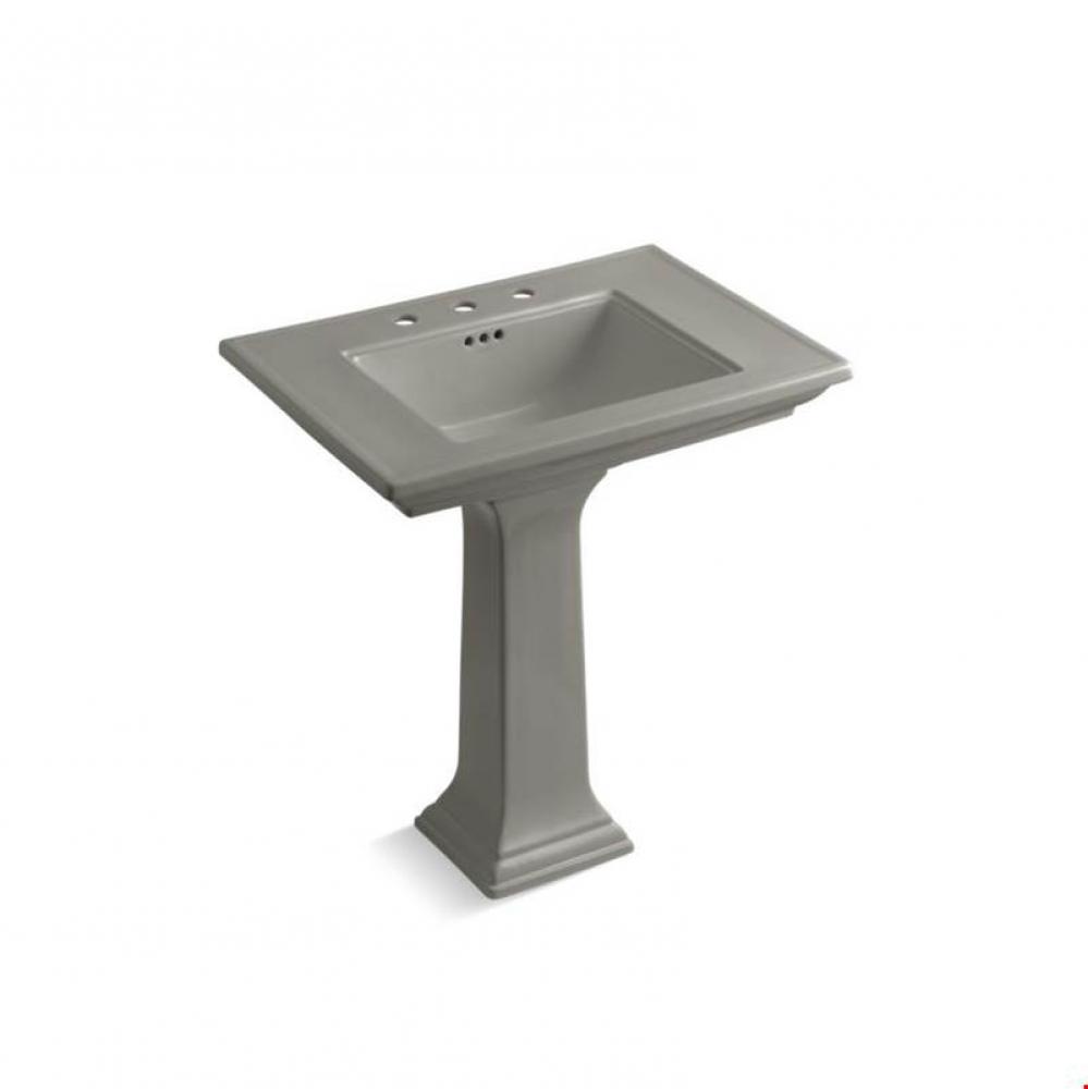 Memoirs® Stately 30'' Pedestal bathroom sink with widespread faucet holes