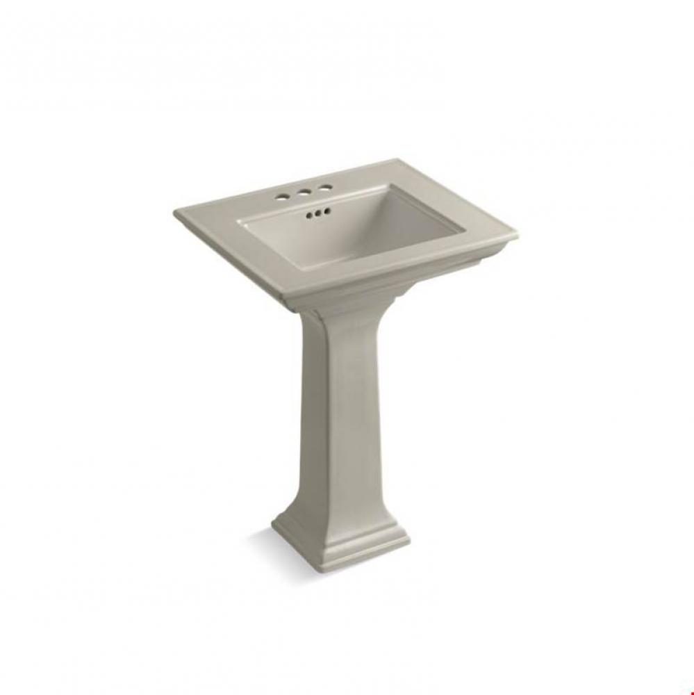 Memoirs® Stately 24'' Pedestal bathroom sink with 4'' centerset faucet ho