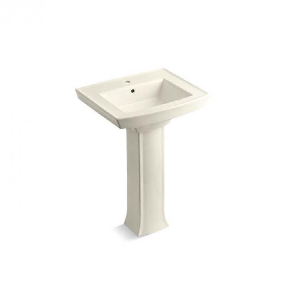 Archer® 24'' rectangular pedestal bathroom sink