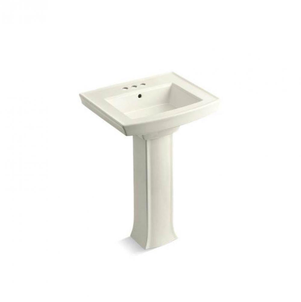 Archer® 24'' rectangular pedestal bathroom sink