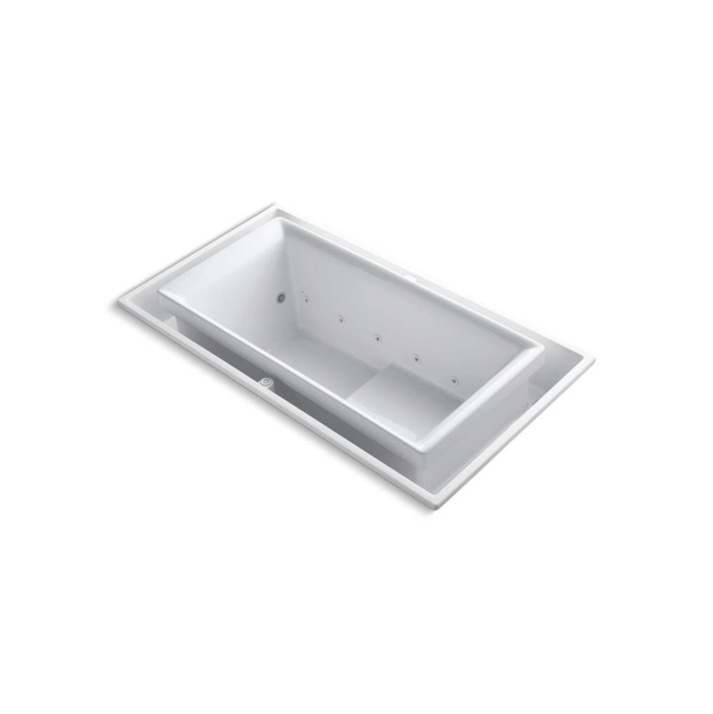 sok® 63'' x 31-1/2'' drop-in Effervescence bath with chromatherapy and ri