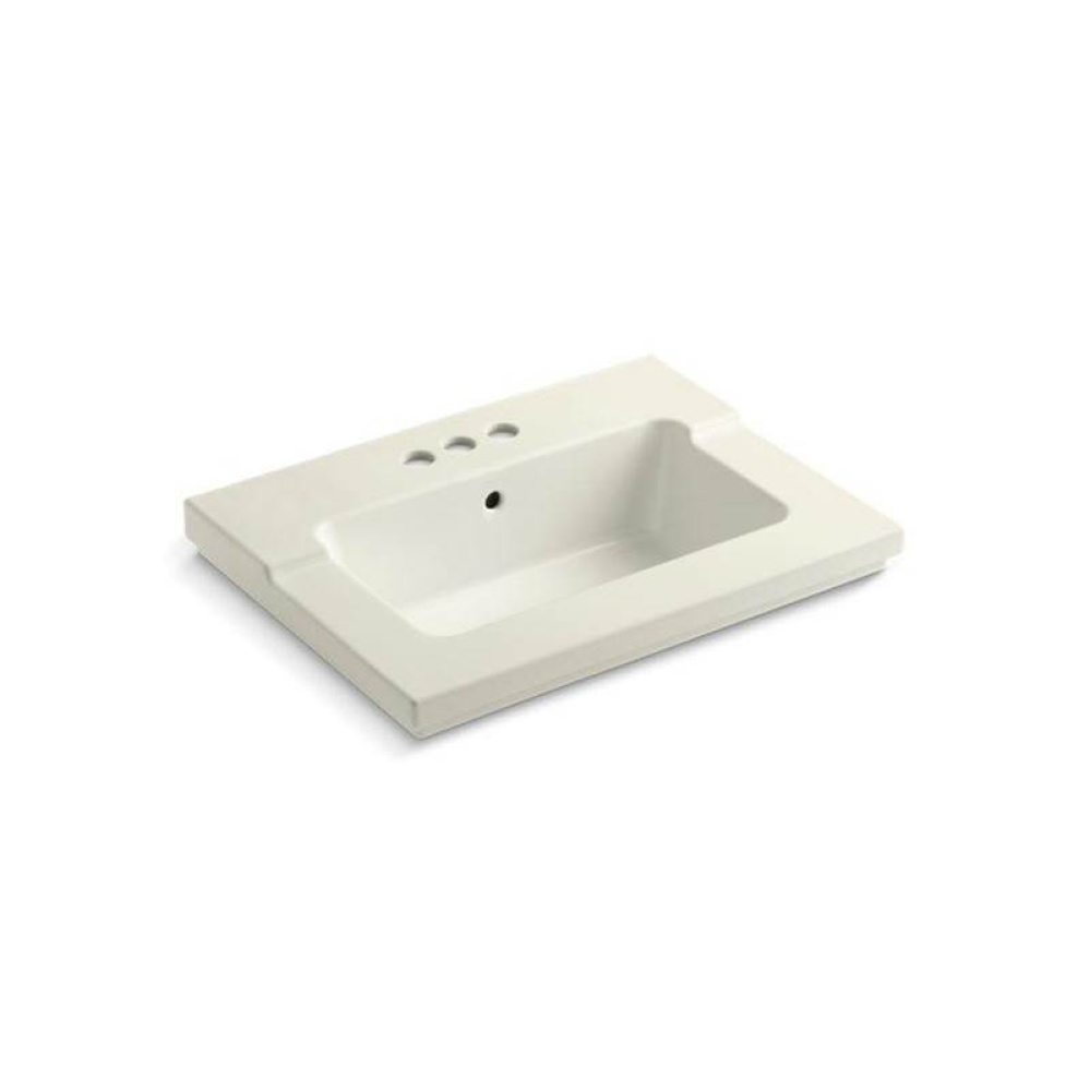 Tresham® vanity-top bathroom sink with 4'' centerset faucet holes