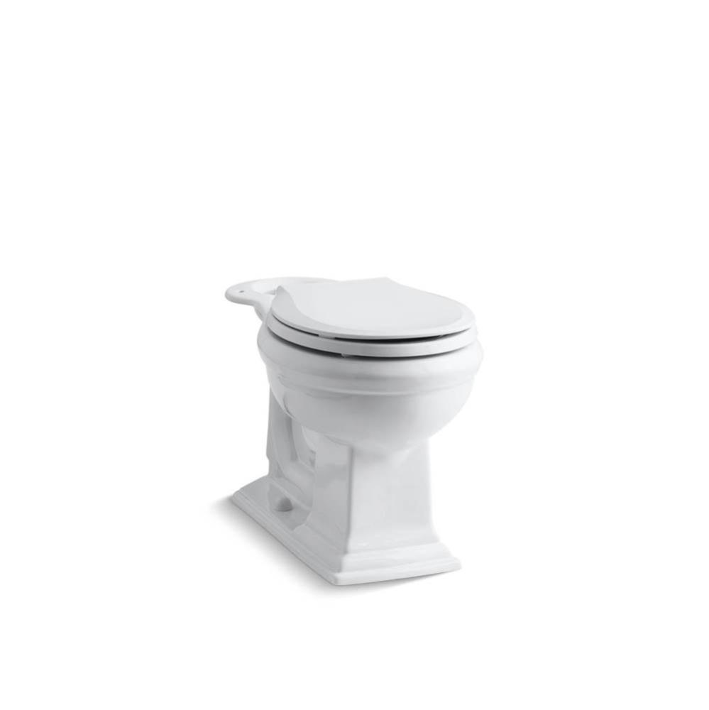 Memoirs® Round-front bowl with concealed trapway