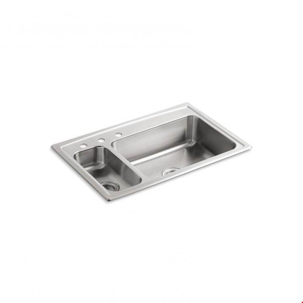 Toccata™33X22 Ss Sink/3-Hole
