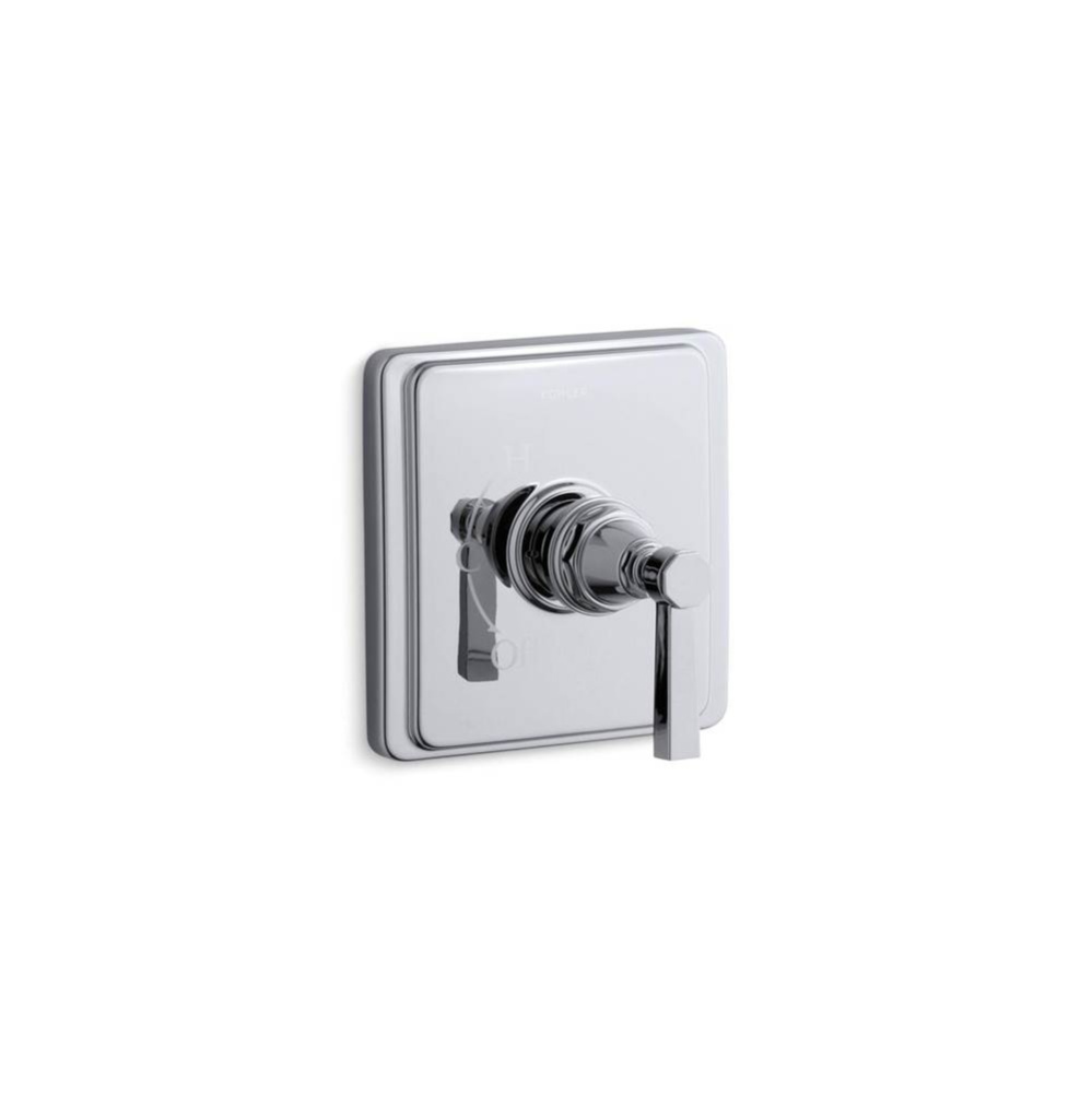 Pinstripe® Pure Rite-Temp® valve trim with lever handle